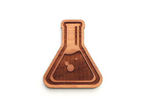 Laboratory Flask Magnet - Nestled Pines