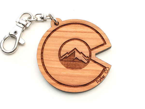 Parker Shoppes State Flag C Key Chain