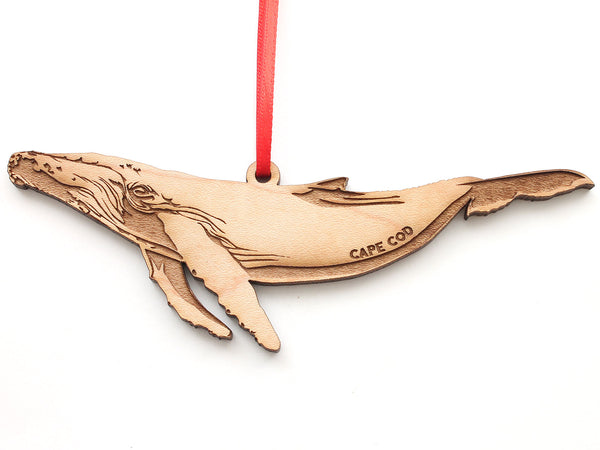 Cape Cod Humpback Whale Ornament