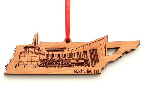 Country Music Museum Building Facade Tennessee Insert Ornament