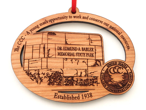 Dr Edmund A Babler Memorial State Park Memorial Oval Ornament