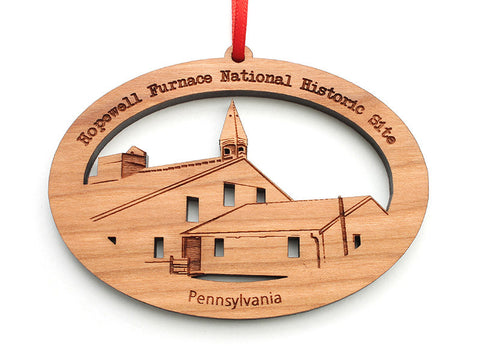 Hopewell Furnace NHS Custom Ornament - Nestled Pines