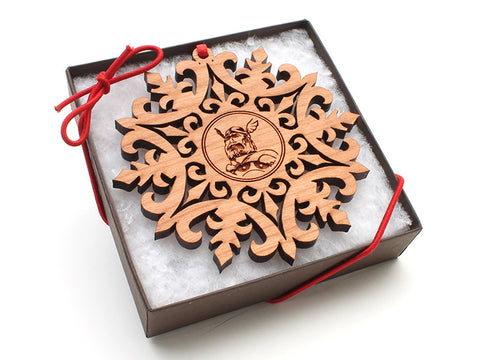 Big Ole Custom Snowflake Ornament Alt - Nestled Pines