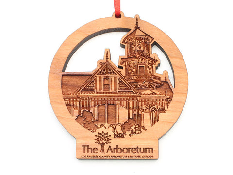 L. A. Arboretum Queen Anne's Cottage Custom Ornament