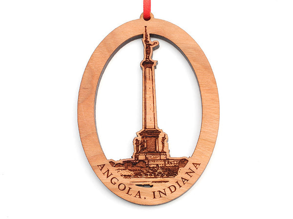 City of Angola Custom Monument Ornament - Nestled Pines