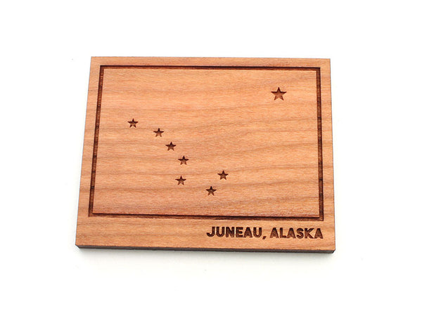 Wings Airways Alaska State Flag Magnet