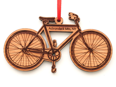 Adirondack Mountains Bike Ornament