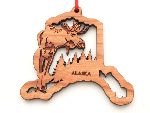 Alaska State Moose  Insert Ornament