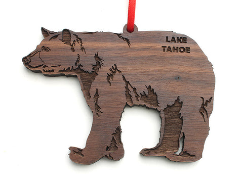 Lake Tahoe Bear Ornament - Nestled Pines