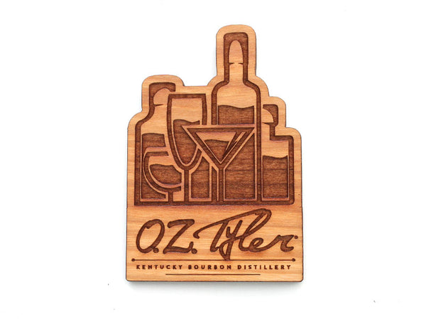 O.Z. Tyler Kentucky Bourbon Distillery Bottles Logo Magnet