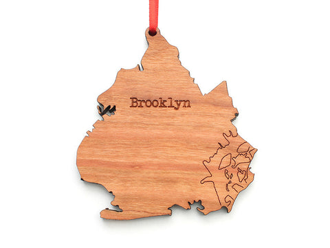 Brooklyn NYC Borough Ornament - Nestled Pines