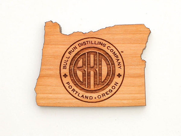 Bull Run Distillery Oregon State Logo Magnet