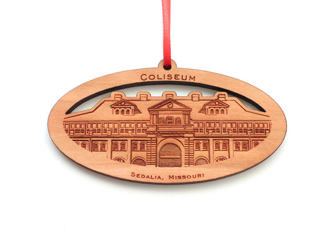 Katy Depot Sedalia Coliseum Ornament