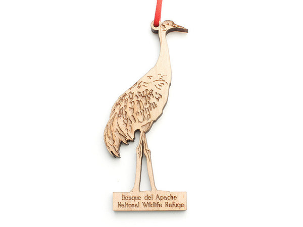 Bosque Crane Ornament - Nestled Pines