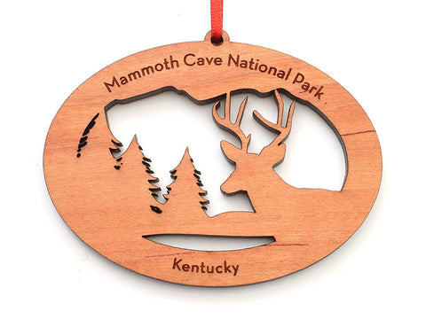 Mammoth Cave NW Deer Ornament - Nestled Pines