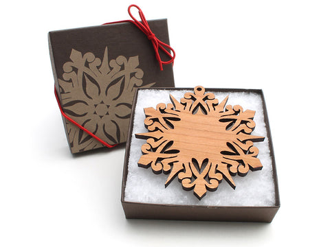 HOM Custom Snowflake Ornament - Nestled Pines - 1
