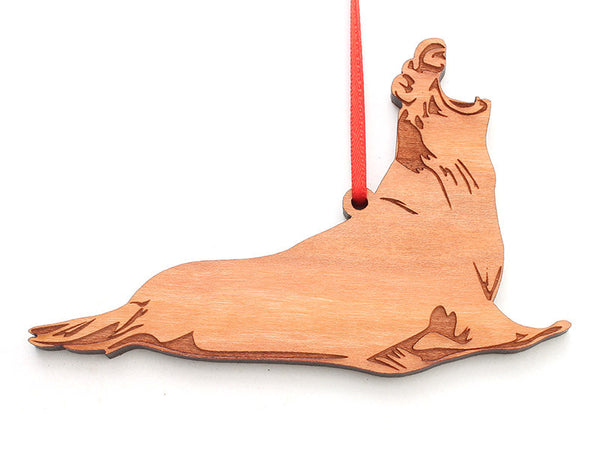 Elephant Seal Ornament - Nestled Pines