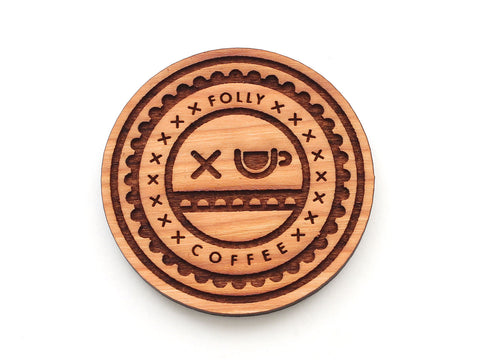 Folly Coffee Logo Magnet