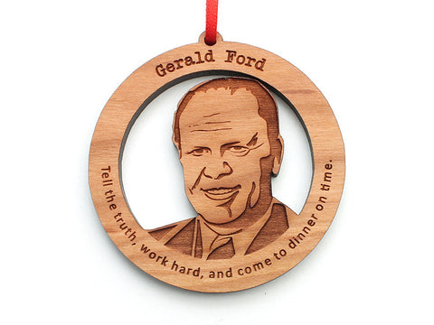 Gerald Ford Ornament - Nestled Pines