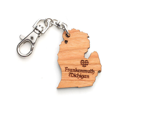 Frankenmuth Michigan State Key Chain - Nestled Pines