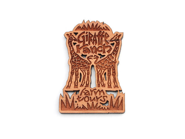 Giraffe Ranch Logo Magnet - Nestled Pines