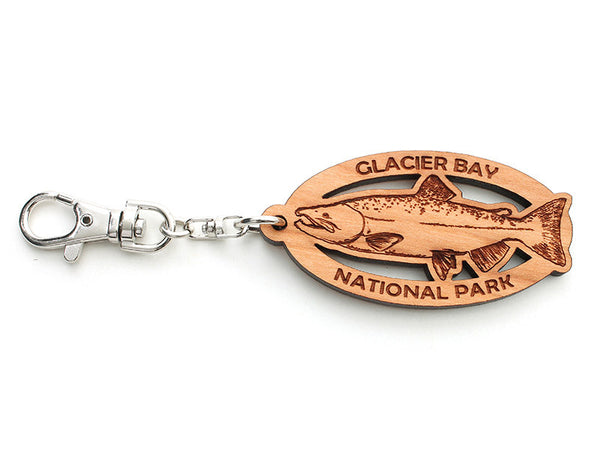 Glacier Salmon Key Clip - Nestled Pines