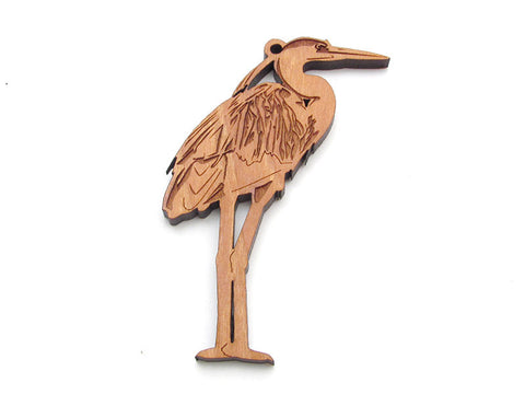 Great Blue Heron Ornament - Nestled Pines