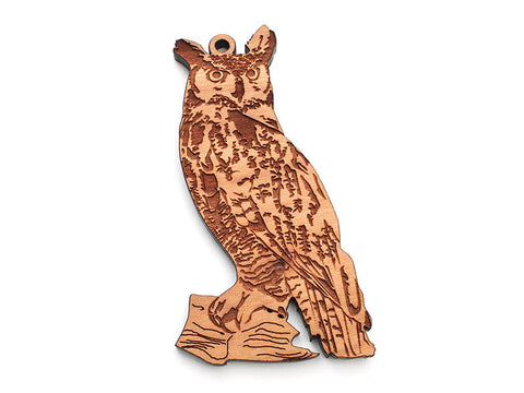 Great Horned Owl Ornament - Nestled Pines