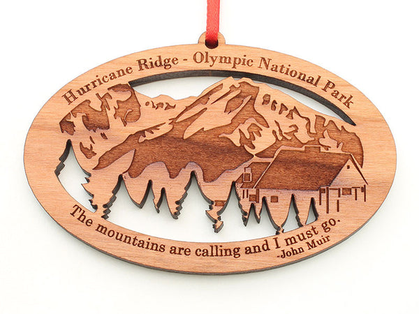 Olympic National Park Hurricane Oval Ornament