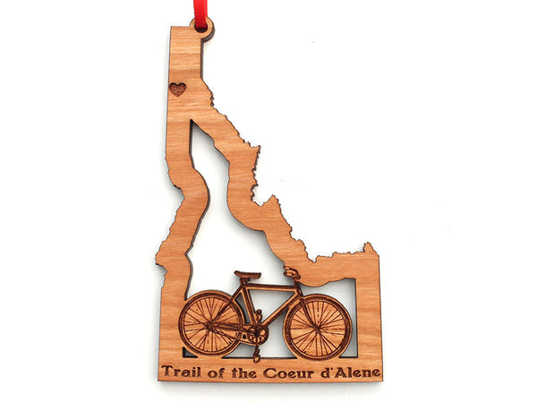 Birds Nest Idaho State Bike Insert Ornament