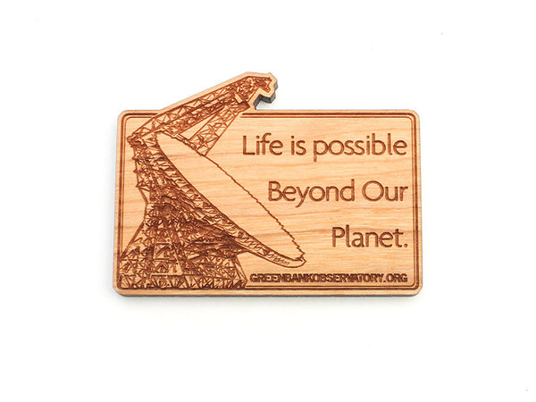 Green Bank Life Is Possible Magnet - Nestled Pines