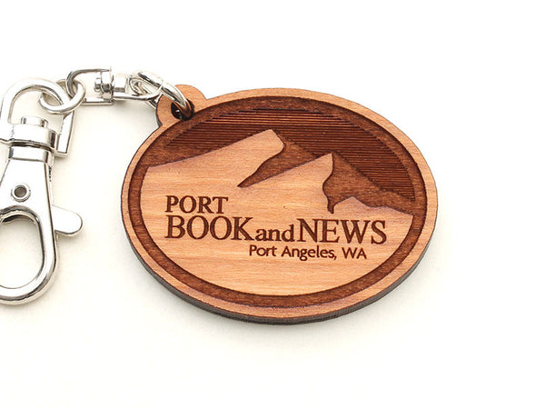 Port Book and News Logo Key Chain
