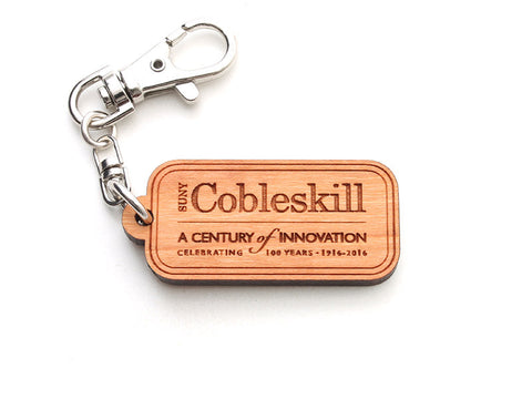 SUNY Cobleskill Logo Custom Key Chain - Nestled Pines
