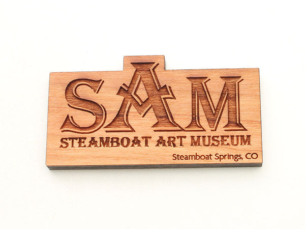Steamboat Art Museum Logo Magnet