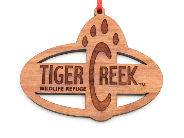 Tiger Creek Custom Logo Ornament - Nestled Pines