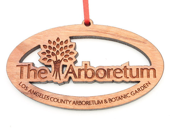 L. A. Arboretum Logo Oval Ornament