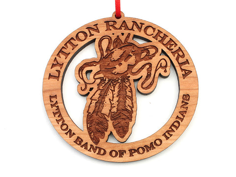 Lytton Ranchera Custom Logo Ornament - Nestled Pines