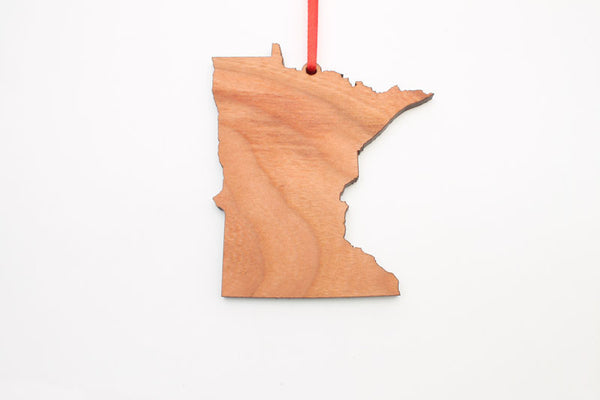 Big Ole Minnesota State Ornament - Nestled Pines