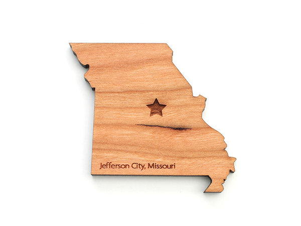 Jefferson City Missouri State Capital Magnet - Nestled Pines