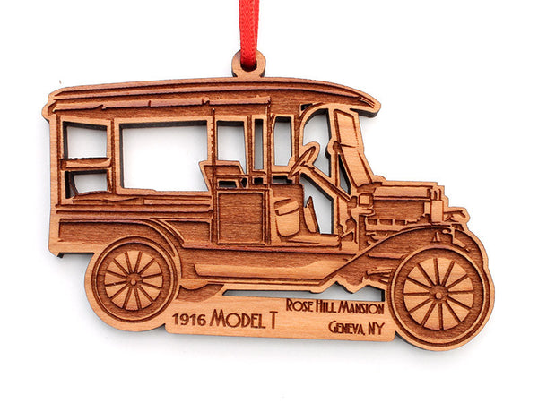 Finger Lakes Model T Ornament - Nestled Pines