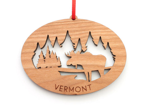 Northwoods Moose Ornament - Nestled Pines