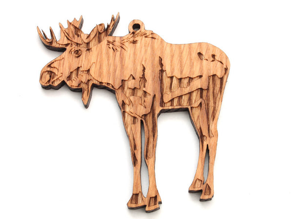 Moose Ornament - Nestled Pines