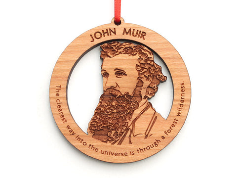 John Muir Ornament - Nestled Pines