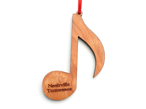 Music Note Ornament - Nestled Pines