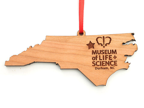 Museum of Life & Science North Carolina Custom State Ornament - Nestled Pines
