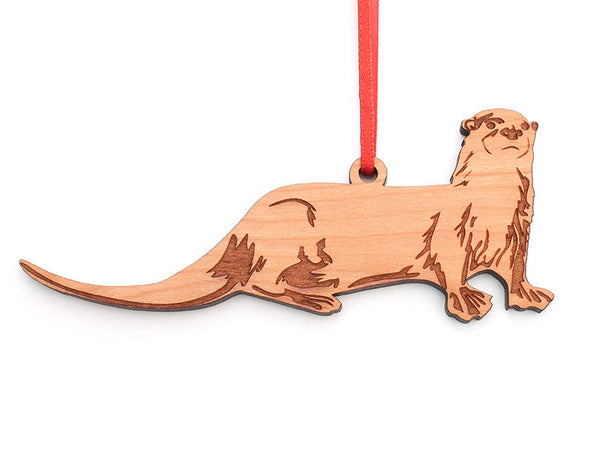 River Otter Ornament - Nestled Pines