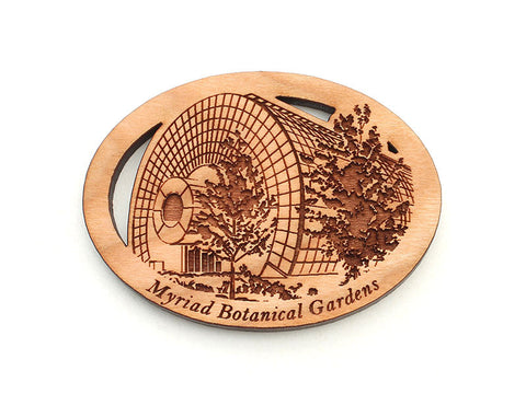 Myriad Botanical Gardens Greenhouse Oval Custom Magnet