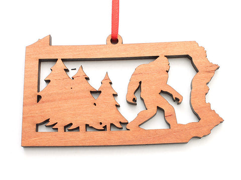 Milford Craft Show Pennsylvania Sasquatch Insert Ornament - Nestled Pines