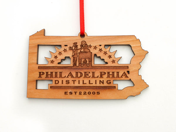 Philadelphia Distilling Pennsylvania State Logo Insert Ornament