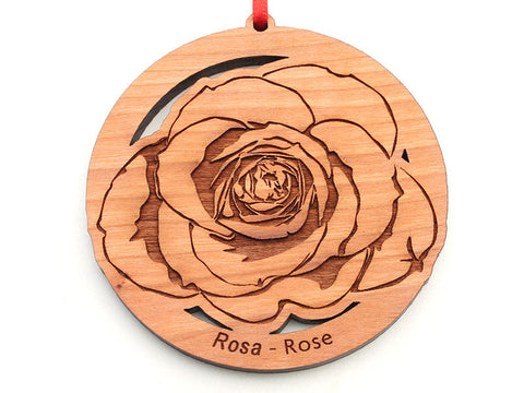 Rose Flower Ornament